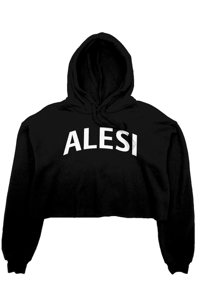 Alesi Apparel Spiritual Crop Top Hoodie