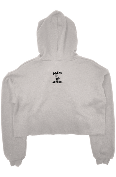 Alesi Apparel Double Cross crop Top Hoodie 