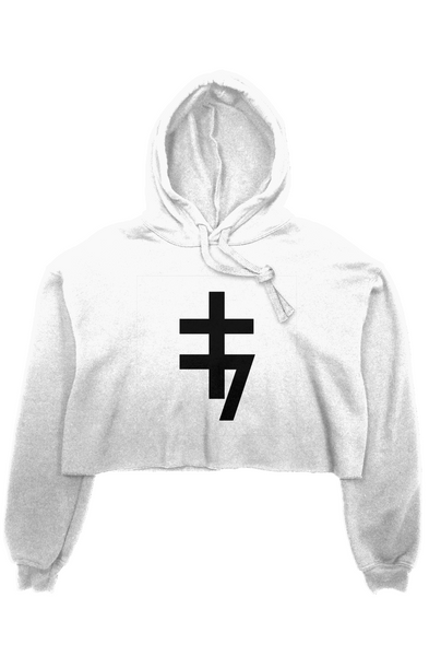 Alesi Apparel Double Cross crop Top Hoodie 