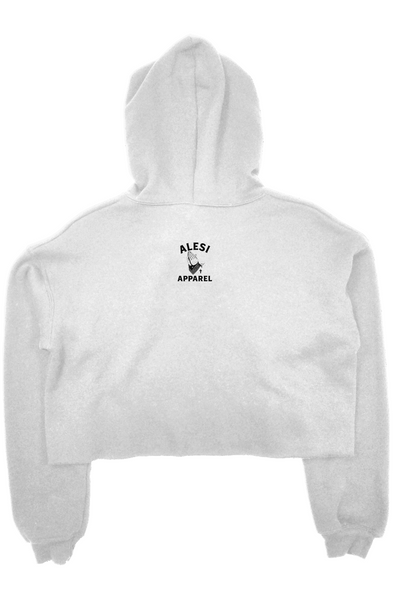 Alesi Apparel Double Cross crop Top Hoodie 