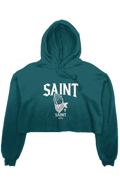 Alesi Apparel Saint crop top hoodie
