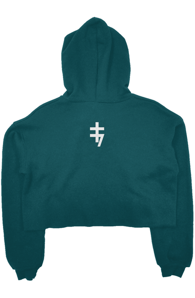 Alesi Apparel Saint crop top hoodie