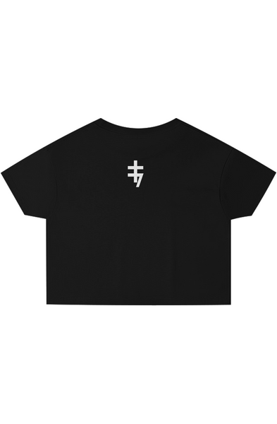 Alesi Apparel Double Cross Crop Top
