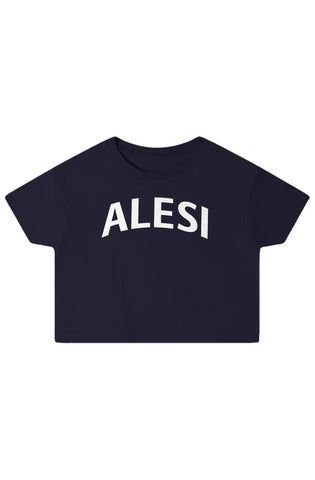 Alesi Apparel Double Cross Crop Top