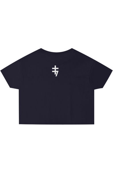 Alesi Apparel Double Cross Crop Top