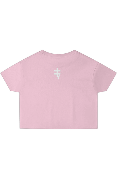 Alesi Apparel Double Cross Crop Top