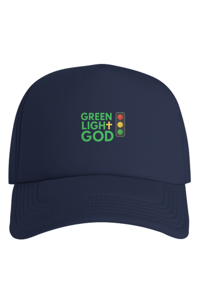 Green Light God Foam Trucker
