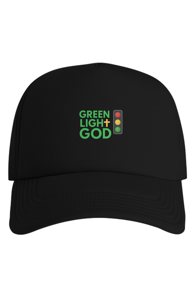Green Light God Foam Trucker