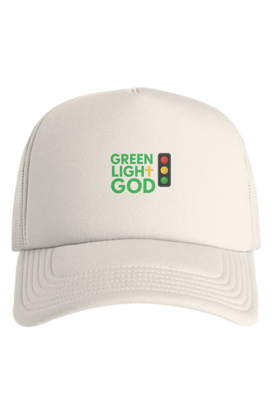 Green Light God Foam Trucker