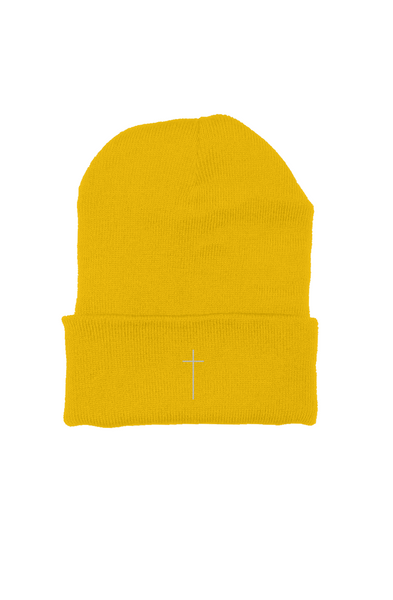 Alesi Apparel Skinny Cross Beanie