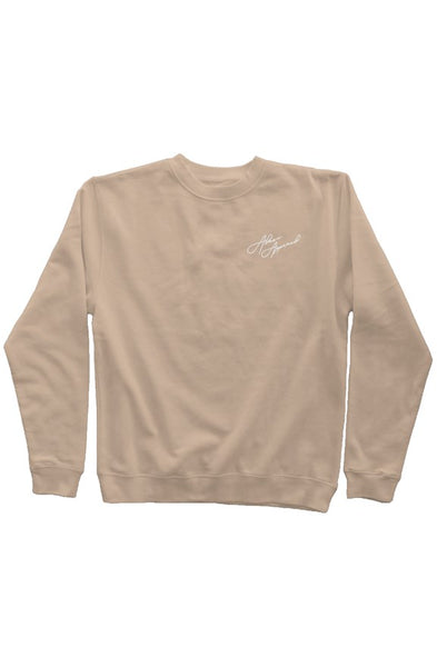 ALESI APPAREL EMBROIDERED PIGMENT DYED SWEATSHIRT