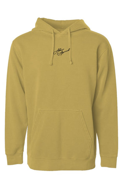 ALESI APPAREL EMBROIDERED PIGMENT DYED HOODIE