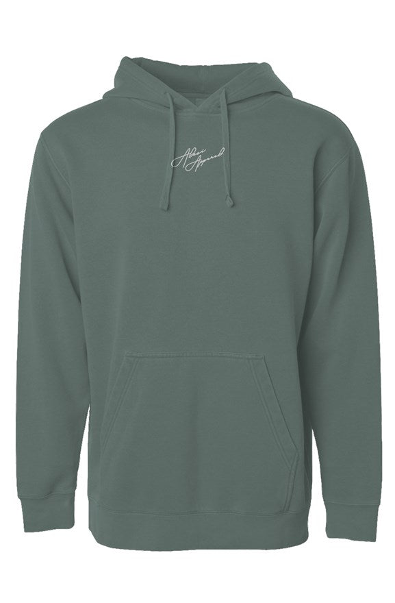 ALESI APPAREL EMBROIDERED PIGMENT DYED HOODIE