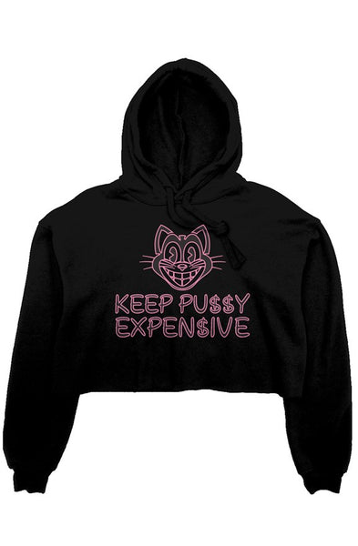 TDM DA KITTY CROP TOP HOODIE